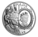 Pièce de monnaie 1 Dollar Canada Le Jubilé de Platine de Sa Majesté la reine Elisabeth II 2022 – Argent BE