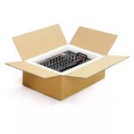 15 cartons d'emballage 16 x 12 x 11 cm - Double cannelure