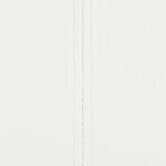 vidaXL Chaises à manger cantilever lot de 2 blanc similicuir