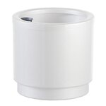 Pot de fleurs à réserve d'eau Hidrojardinera - Ø 38 cm - Blanc