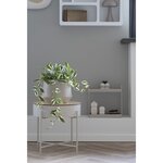 Plante artificielle Hoya Carnosa fleur de porcelaine verte 33 cm