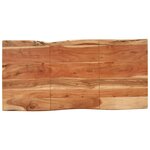 vidaXL Table de salle à manger 140x70x76 cm Bois d'acacia solide