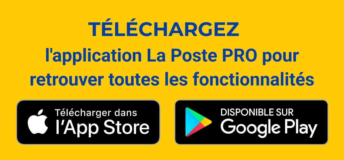 Scannez et téléchargez l'application La Poste pour retrouver toutes les fonctionnalités