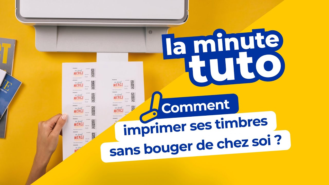 Comment imprimer ses timbres à la maison ?