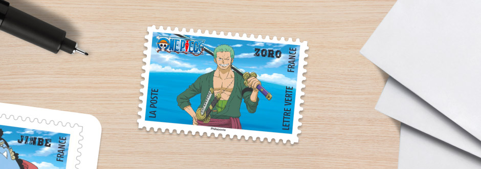 Roronoa Zoro de One Piece à La Poste