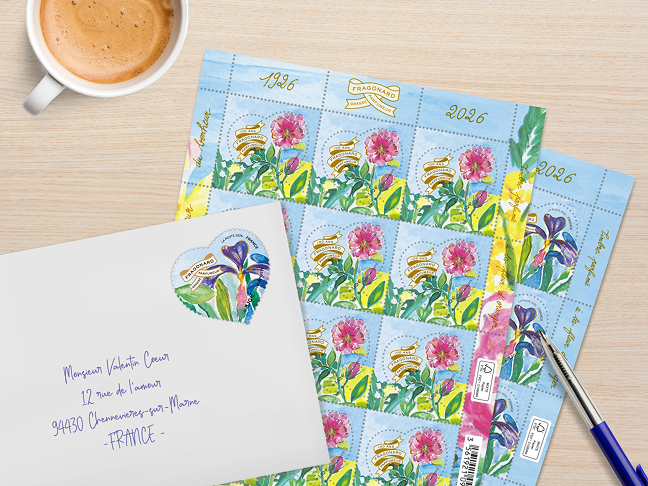 Timbre Coeur © FRAGONARD