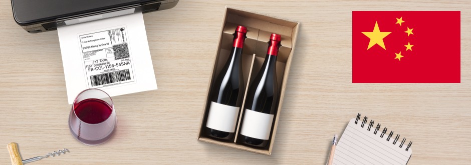 bouteilles vin chine