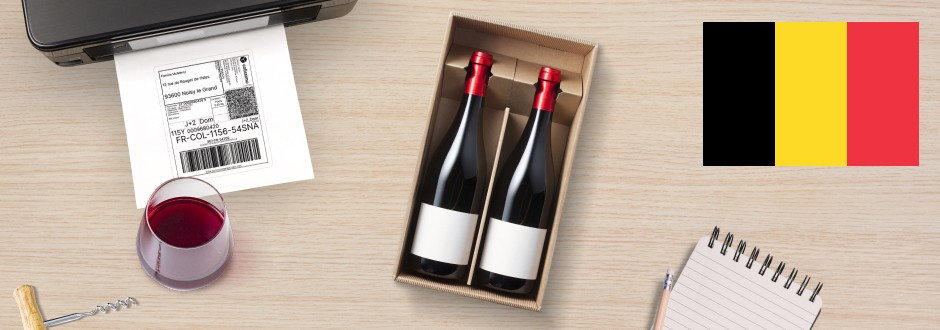 bouteilles vin belgique
