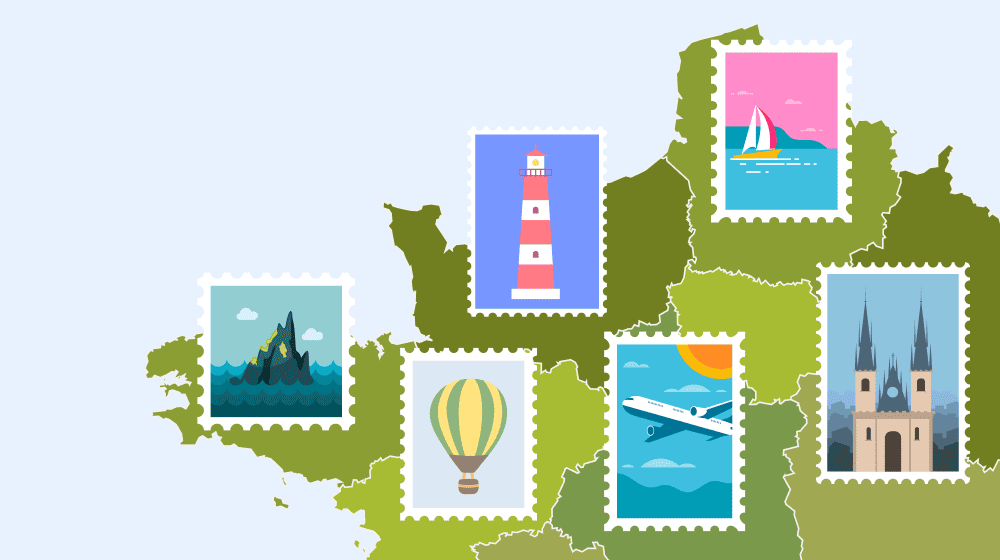 Je découvre les timbres de nos régions