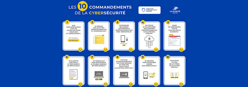Les 10 commandements de la cybersécurité