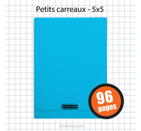 Cahier - 24x32(cm) - Petits carreaux - 96 pages - couverture en polypro -  sans spirale - Clairefontaine - Calligraphe - Clairefontaine Rhodia - La  Poste Pro