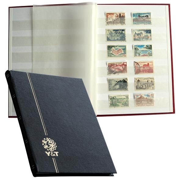 PERFECTA : Classeur fixe pour timbres (Petit modèle-Pages Blanches