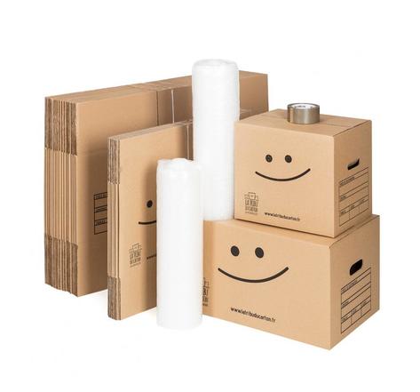 Cartons déménagement Français recyclés et pas chers