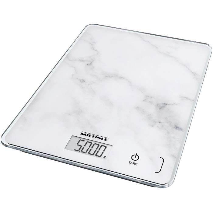 Soehnle balance de cuisine ultra 2.0 0 5 kg blanc 66150 - La Poste
