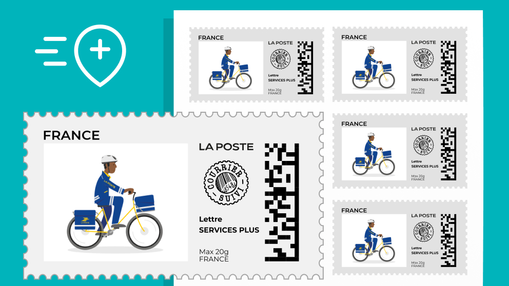 Lettre Services+ avec SUIVI France Métropolitaine 20 g