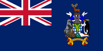 drapeau Georgie et les Iles Sandwich du Sud